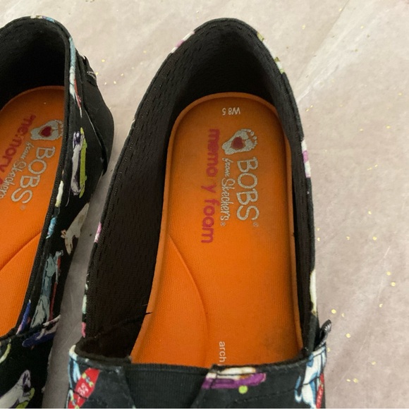 Skechers Bobs “Wag Town” Dogs on skateboards shoes Size 8.5 - Picture 5 of 12